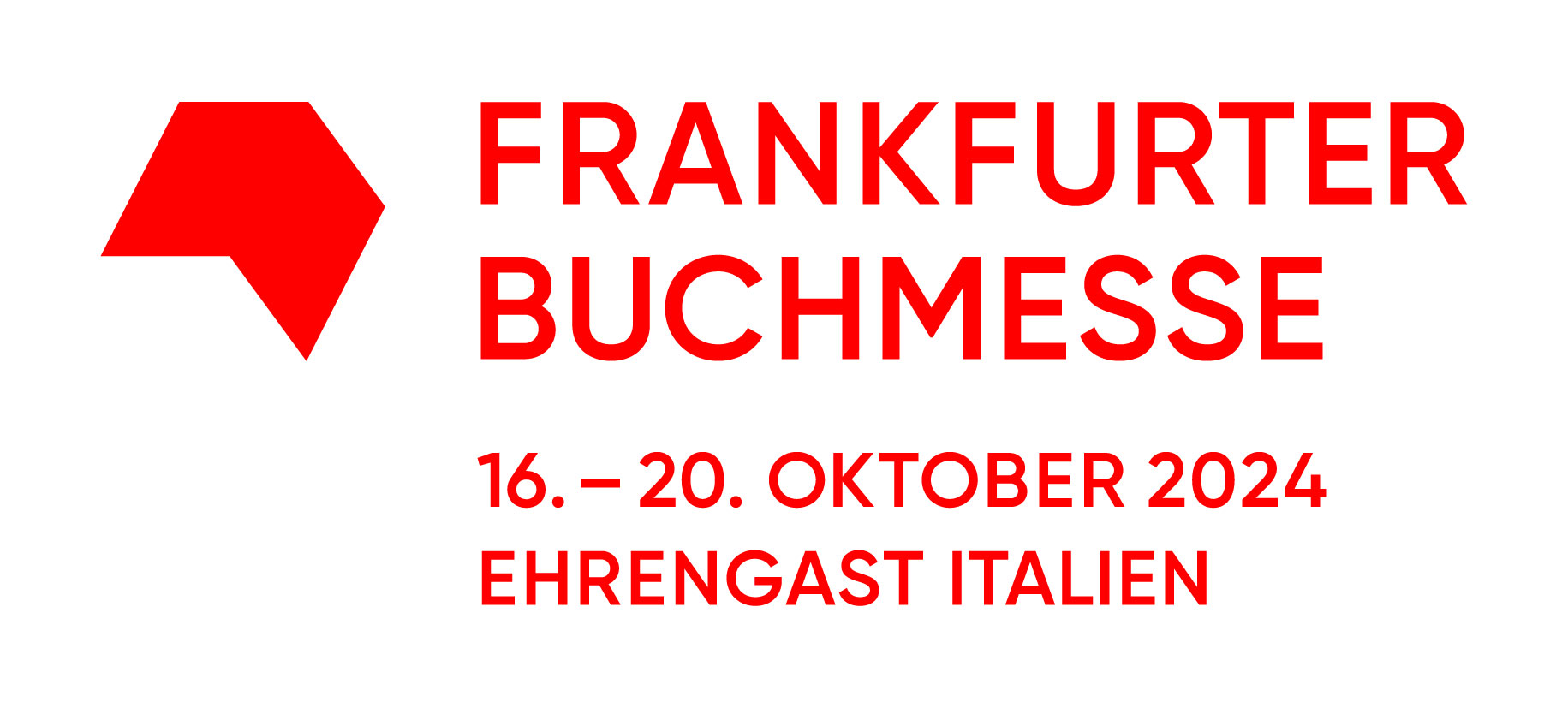 Frankfurter Buchmesse 16.-20. Oktober 2024 Ehrengast Italien